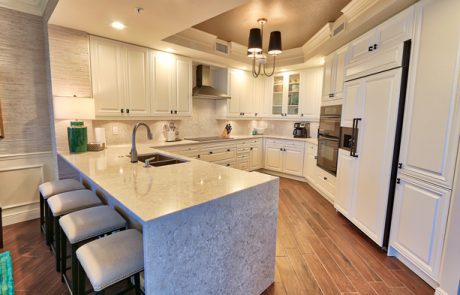 Florida Residence Kitchen Designed and Furnished by GailGray Home