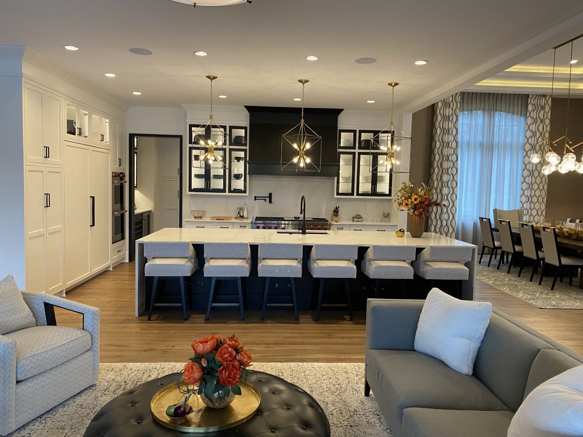 Open Concept Kitchen-Living Room designed by Gail Gray Home