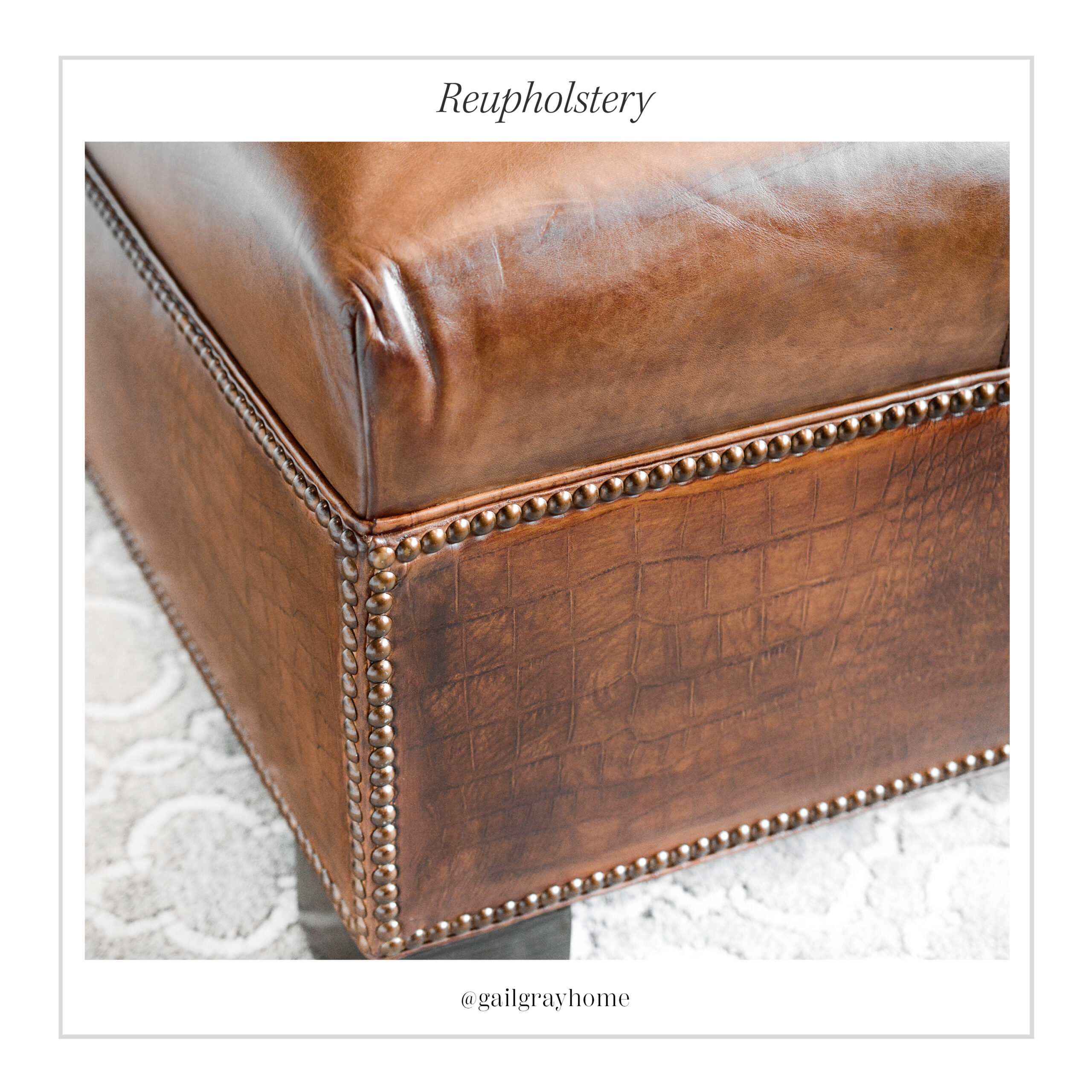 Reupholstery Design Services at GailGray Home
